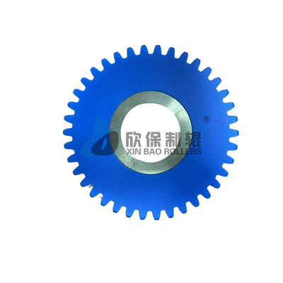Precisione di dimensioni di stampa gomma rulli special shaft core resistente all'usura accessori di plastica di acciaio
